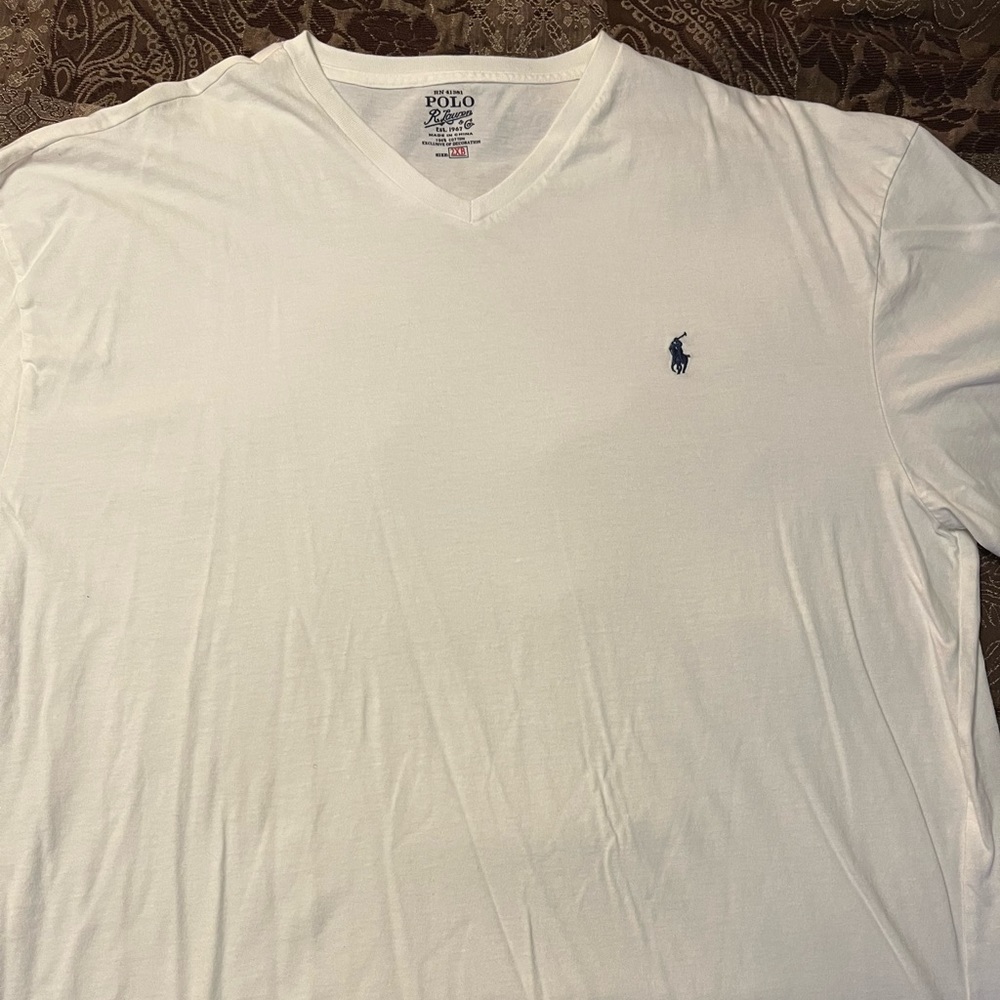 Mens Polo by Ralph Lauren V neck T-shirt